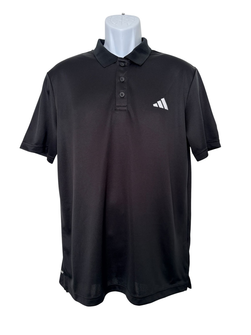 NWT Adidas AeroReady Black Performance Polo Shirt Men’s Medium